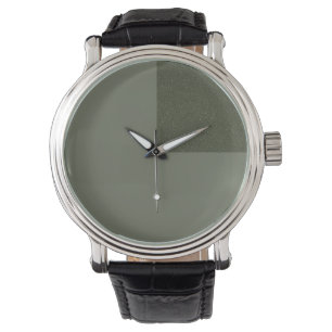 Moss Green Quarter Watch - Custom Face eWatch Armbanduhr