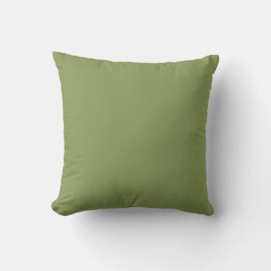 Moss Green Solid Color Kissen