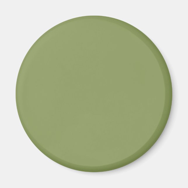 Moss Green Solid Color Magnet (Vorne)