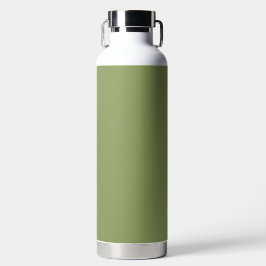 Moss Green Solid Color Trinkflasche