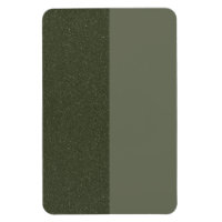 Moss Green Split Custom Flexible Foto Magnet