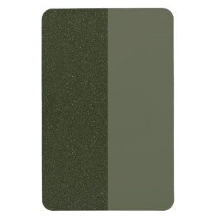 Moss Green Split Custom Flexible Foto Magnet