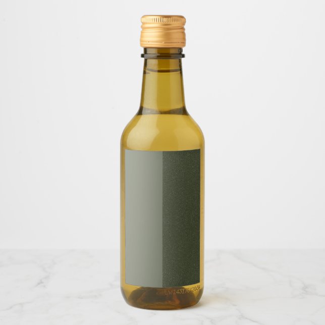 Moss Green Split Label - Anpassbar Weinetikett (Vorderseite)