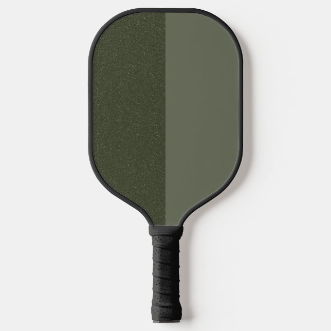 Moss Green Split Pickleball Paddle - individuell e (Vorderseite)