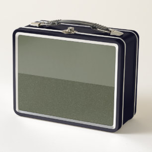 Moss Green Split Texture Metal Box - Anpassbar Metall Brotdose