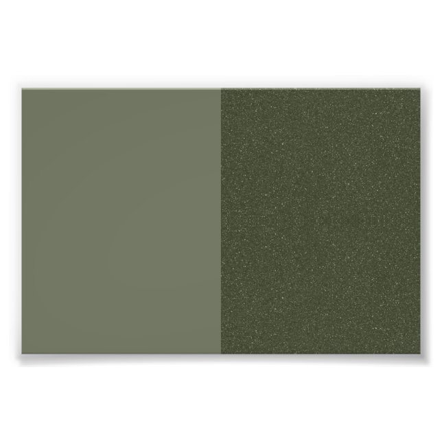 Moss Green Split Texture Poster Print - Anpassen (Vorne)