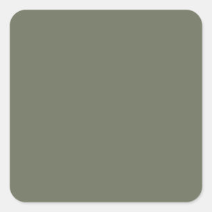 Moss Green Square Custom Aufkleber