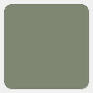 Moss Green Square Custom Aufkleber