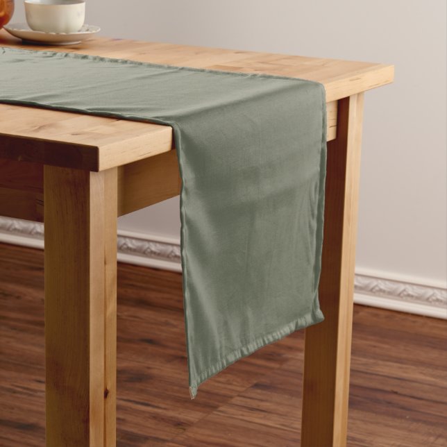 Moss Green Table Runner - Anpassbare Klassik Kurzer Tischläufer (Beispiel)