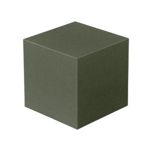 Moss Green Textured Foto Cube - Anpassbar Würfel