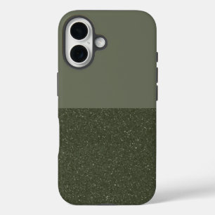 Moss Green Two-Tone iPhone 16 Case - benutzerdefin