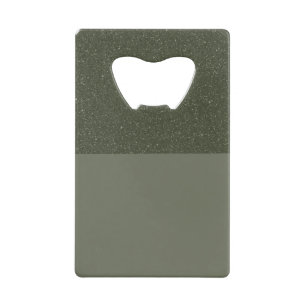 Moss Green Zwei-Tone-Flaschen-Opener - individuell Geldbeutel Flaschenöffner