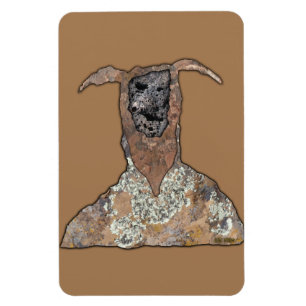 Moss Rock Art Talking Canyons, New Mexico Magnet