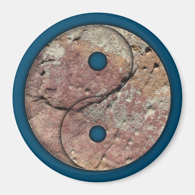 Moss Rock Art Talking Canyons, New Mexico Magnet (Vorne)