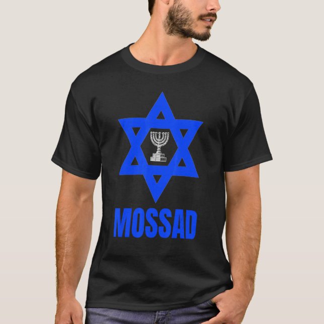 Mossad Israel Israelischer Geheimdienst Tel Aviv M T-Shirt (Vorderseite)