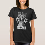 Mossad Israel Israelischer Geheimdienst Tel Aviv M T-Shirt<br><div class="desc">Mossad Israel Israelischer Geheimdienst Tel Aviv Menorah IDF 6.</div>