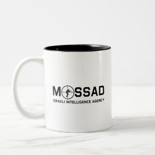 Mossad - Israelische Nachrichtenagentur - IDF Zweifarbige Tasse