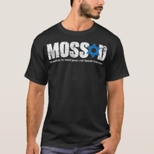 MossadIsraelischer Geheimdienst Menorah Tel Aviv 3 T-Shirt