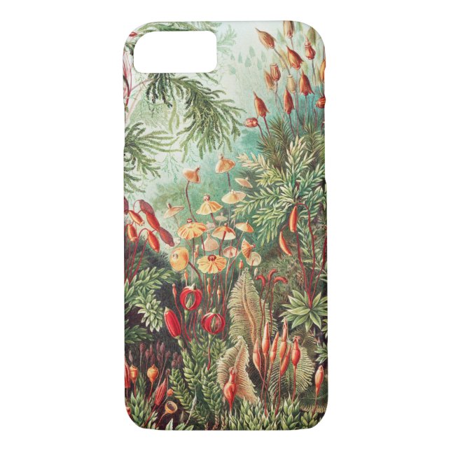 Mosses, Muscinae Laubmoose von Ernst Haeckel Case-Mate iPhone Hülle (Rückseite)
