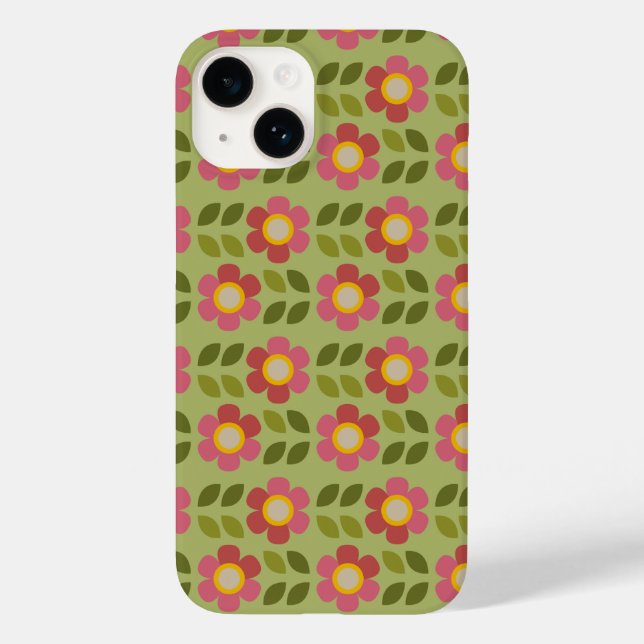 MOSSY BLOOM - Botanischer iPhone-Fall Case-Mate iPhone Hülle (Rückseite)