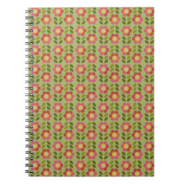 MOSSY BLOOM - Botanisches Muster-Notebook Notizblock