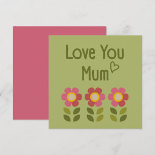 MOSSY BLOOM - Mother's Day Floral Invitation Card Einladung