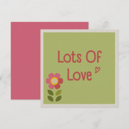 MOSSY BLOOM - Mother's Day Floral Invitation Card Einladung