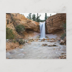 Mossy Cave Waterfall Postkarte