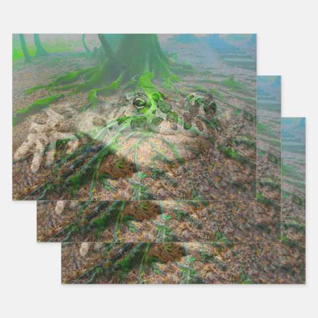 Mossy Frosch Geschenkpapier Set (Set)