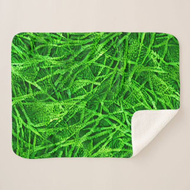 Mossy Grass Sherpadecke (Vorderseite (Horizontal))