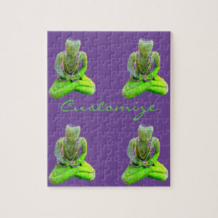 Mossy Green Buddha Meditation Thunder_Cove Puzzle