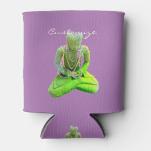 Mossy Green Buddha meditiert Thunder_Cove Dosenkühler