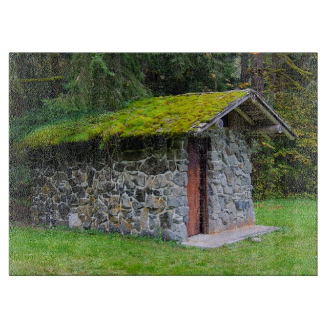 Mossy Well House Cutting Board Schneidebrett (Vorderseite)
