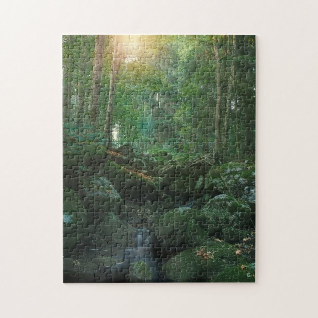 Mossy Woodland Stream Puzzle (Vertikal)