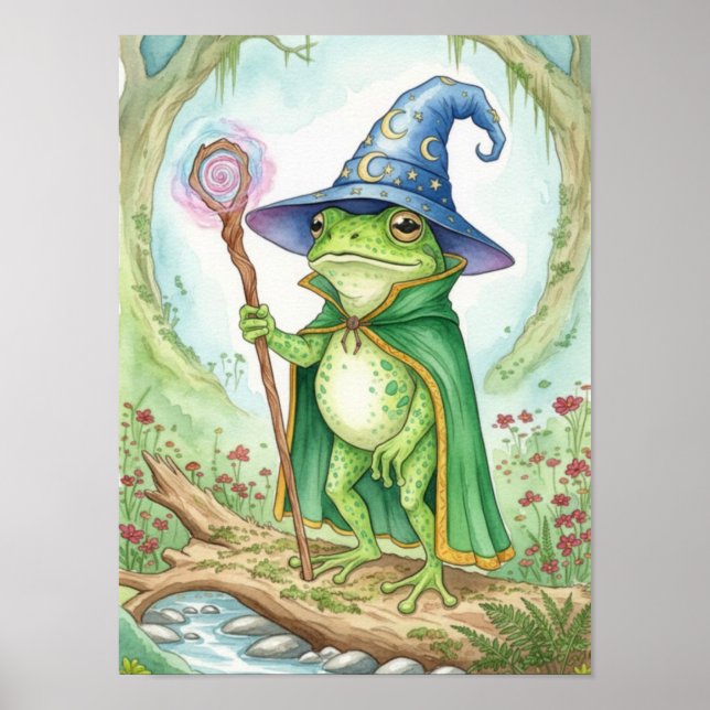 MossyForestFrog2 Poster (Vorne)