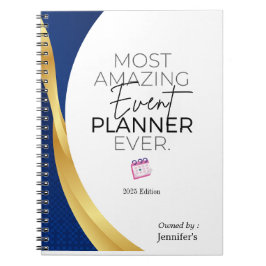 Most Amazing Event Planner Personalized Notebook Notizblock