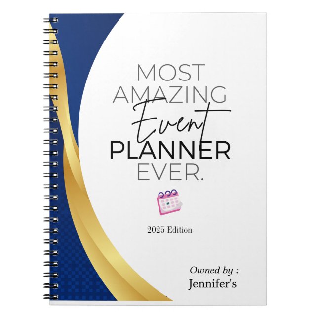 Most Amazing Event Planner Personalized Notebook Notizblock (Vorderseite)