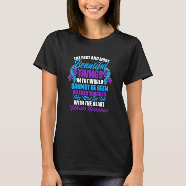 Most Beautiful Things Ribbon Rheumatoid Arthritis  T-Shirt (Vorderseite)