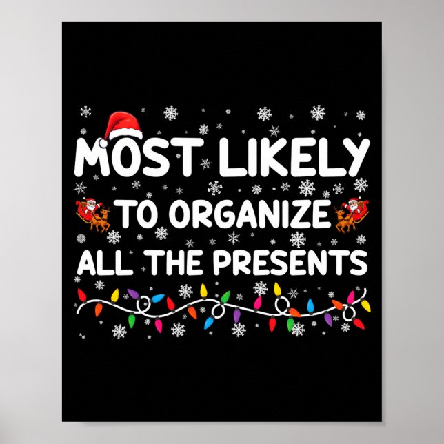 Most Likely To Organize All The Xmas _1  Poster (Vorne)