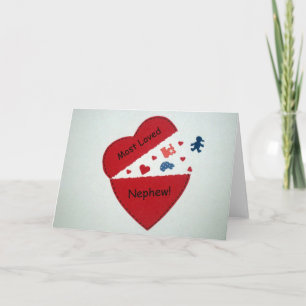 Most loved Nephew! Feiertagskarte