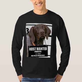 Most Wanted Pointer C - Süßes Lustiges Hund Tee