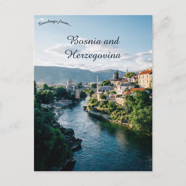 Mostar Bosnia and Herzegovina  Postkarte (Vorderseite)