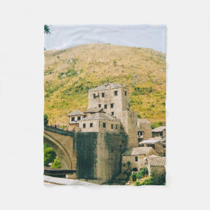 Mostar - Bosnien und Herzegowina Fleecedecke