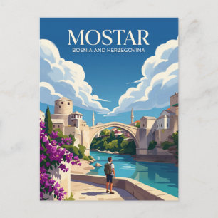 Mostar Bosnien und Herzegowina Postkarte