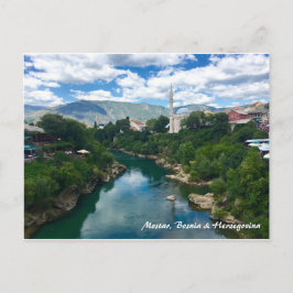 Mostar Color Postcard mit Schreibfunktion Postkarte