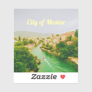 Mostar stad - Bosnien och Hercegovina Aufkleber