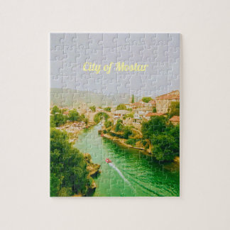 Mostar stad - Bosnien och Hercegovina Puzzle