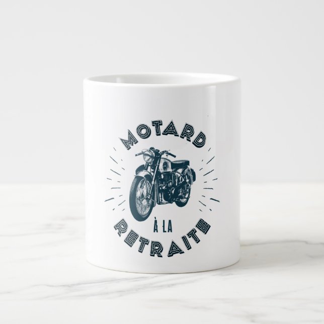 Motard-T-Shirt Jumbo-Tasse (Vorderseite)