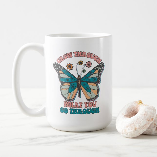 Motationszitat Kaffeetasse (Mit Donut)