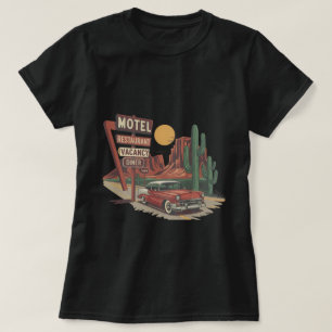 MOTEL RESTAURANT FREI DINER 666 Oldtimer Des T-Shirt